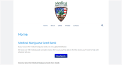 Desktop Screenshot of medicalmarijuanaseeds.com