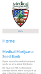 Mobile Screenshot of medicalmarijuanaseeds.com