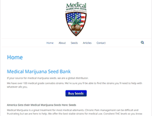 Tablet Screenshot of medicalmarijuanaseeds.com